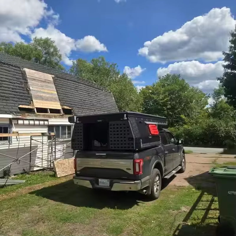 Vintage Off-Road Caravan, Australian-Style Pickup Truck Camper