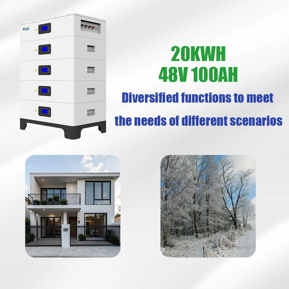 Modern Home Energy Storage Battery System – High-Power Residential ESS for Solar & Backup Power