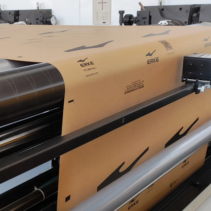 Modern Multi 4 Color Flexographic Printing Machine with Petal Structure for Industrial Packaging