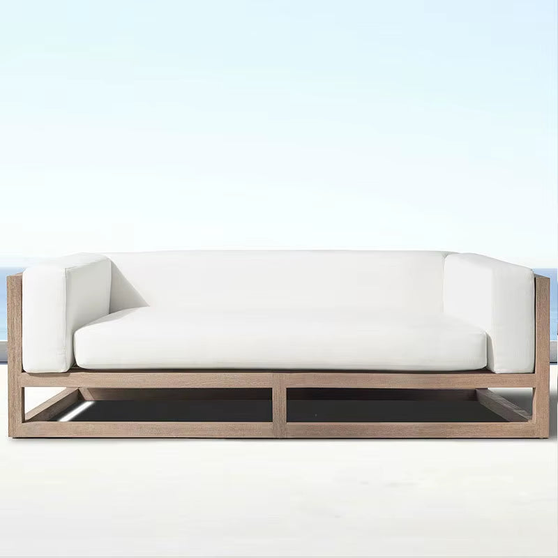 Outdoor Sofa Outdoor Aluminum Alloy Software Single Double Sofa Combination Villa Garden Leisure Sofa Family Furniture Set