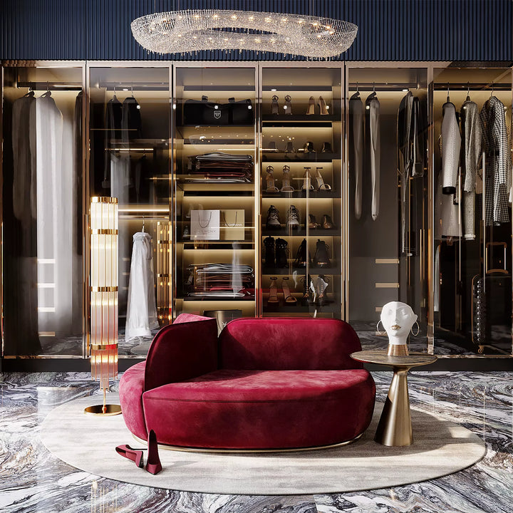 Luxury Modern Walk in Closet Cabinet Wood Wardrobe Sunmica Design Modern Walking Closet Storage Wardrobe Dressing Room Cabinet