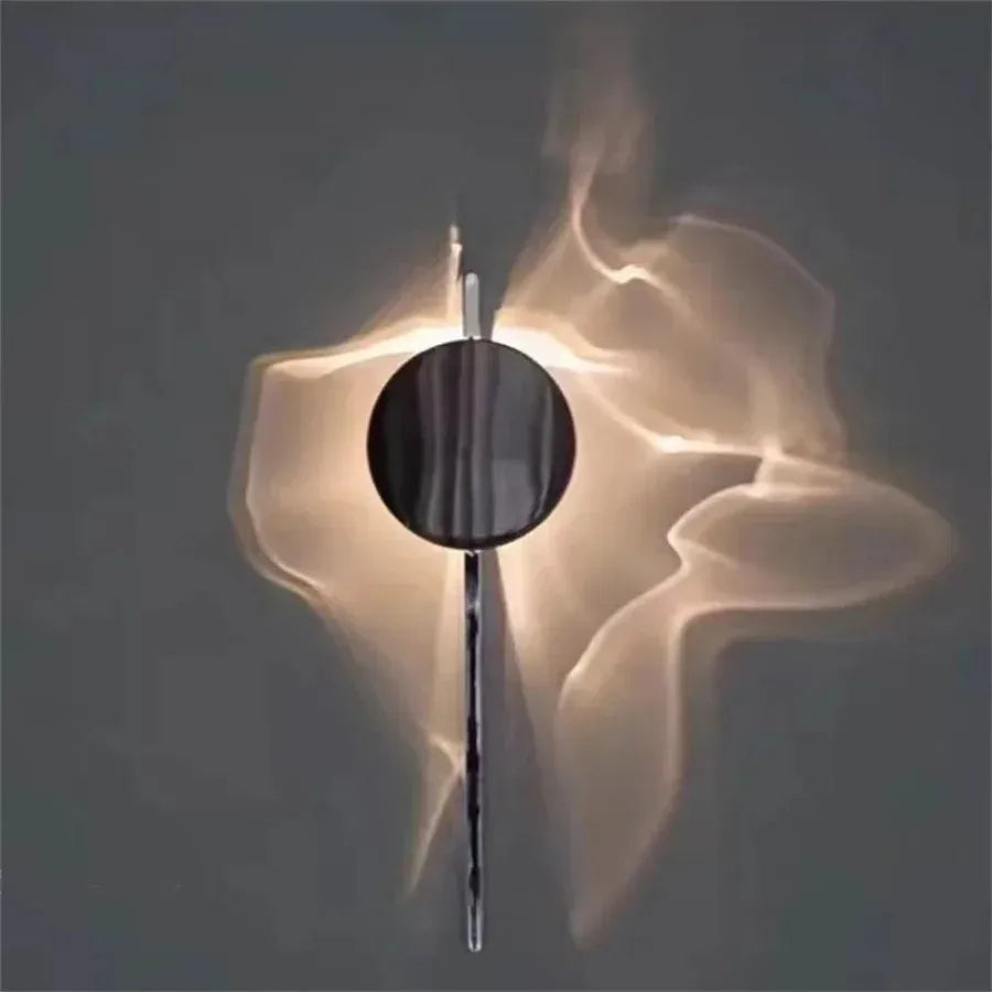 New Creative Art Corrugated LED Wall Lamps Bedroom Bedside Wall Light