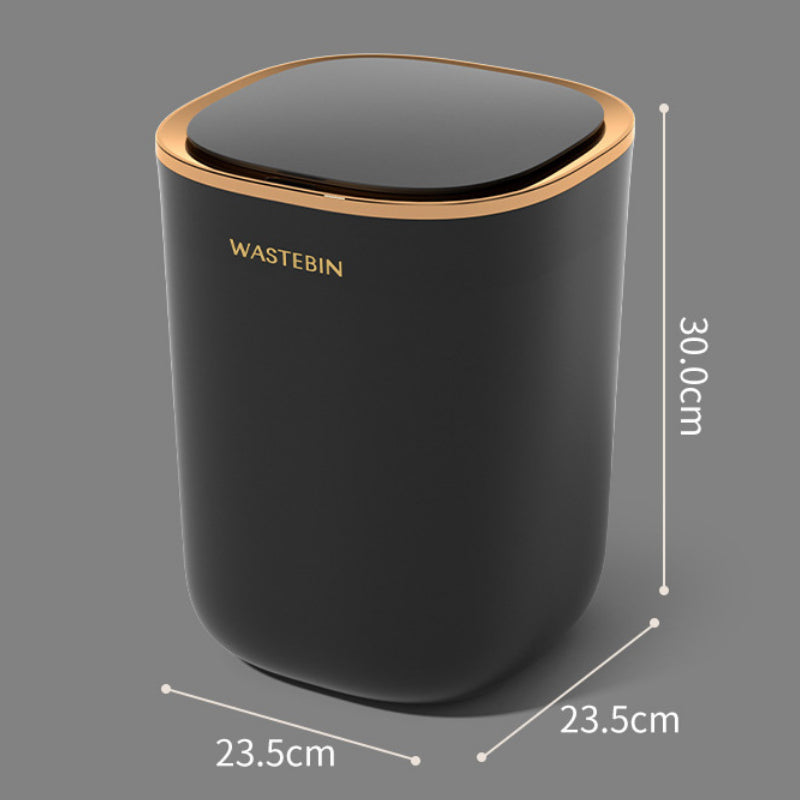 Smart Trash Can Inductive Household Light Luxury With Cover