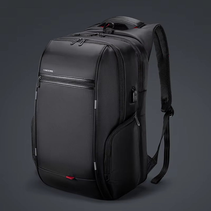 Elite Waterproof Laptop Backpack Multi-Layer Anti-Theft Travel Backpack External USB Charging 