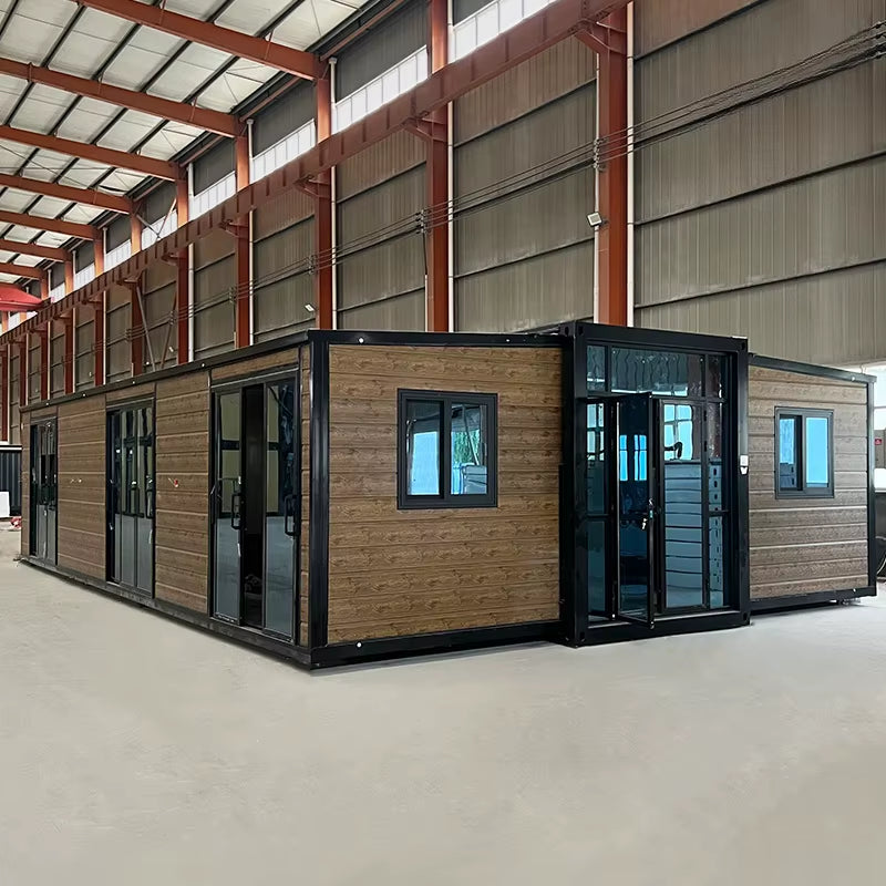 Pre-Made Luxury 40Ft Steel Prefab House Expandable Extendable Cabin Fold Out Container Custom Living Prefab 20/30/40Ft Home