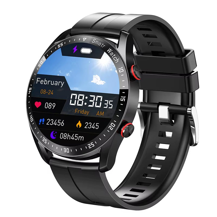 New HD Display Bluetooth Mens Watch Fitness Tracker