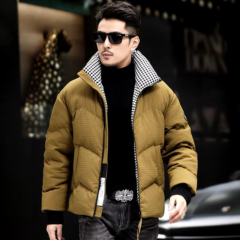 Top Grade 90% White Duck down Coat Men'S 2023 Winter Fashion Patchwork Thermal Outdoor Jacket Male Thick Warm Duck down Clothes