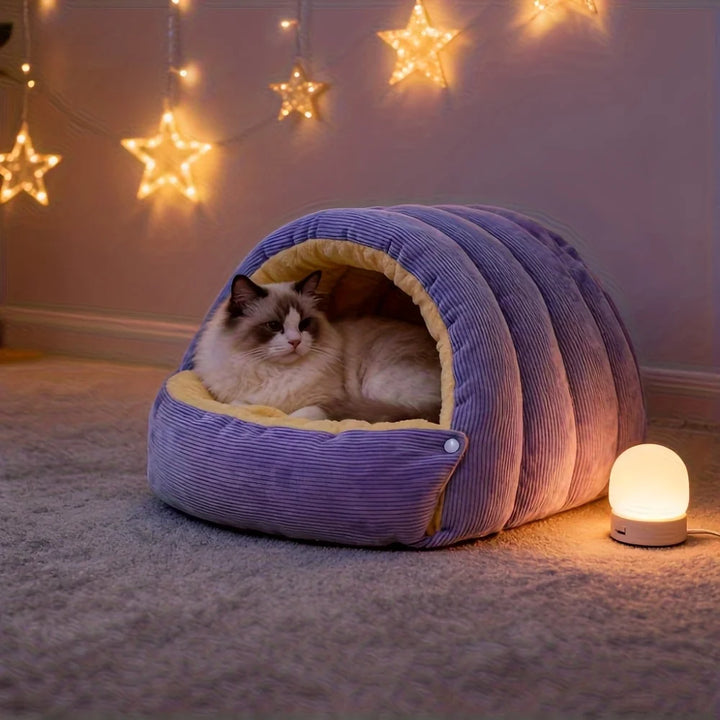 New Winter Warm Cat Bed Sleeping Nest Thickening Cat Dog Warmth