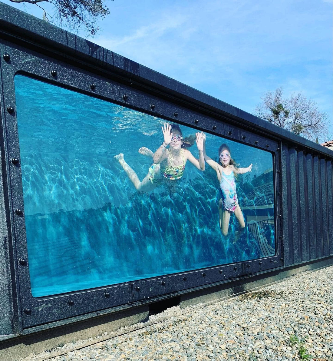 New 20ft Fiberglass Container Swimming Pool - Deep Moveable Dive Training Pool