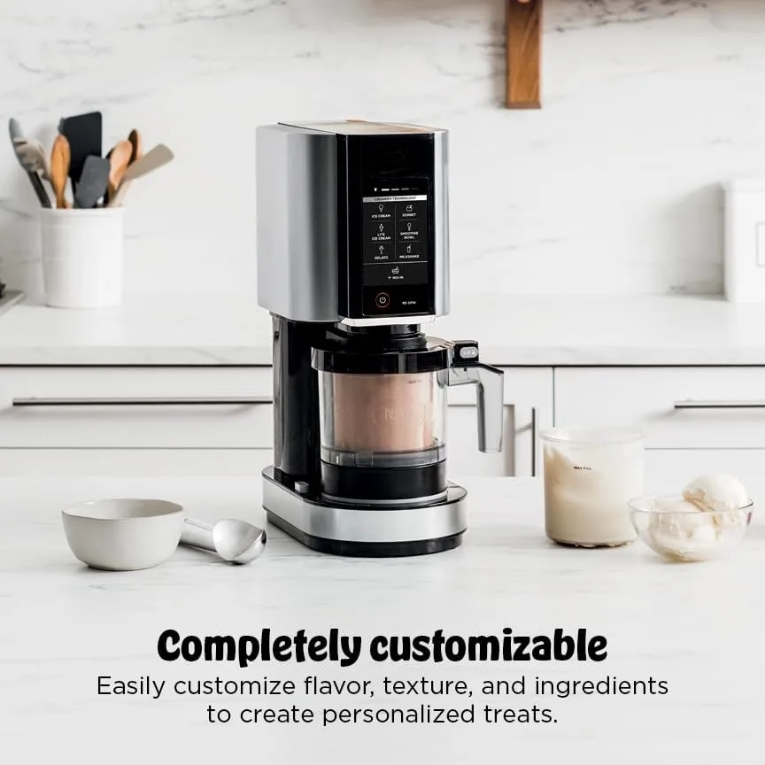 New Multipurpose Ice Cream Maker, for Gelato, Mix-ins, Milkshakes, Sorbet, Smoothie Bowls & More, 7 One-Touch Programs