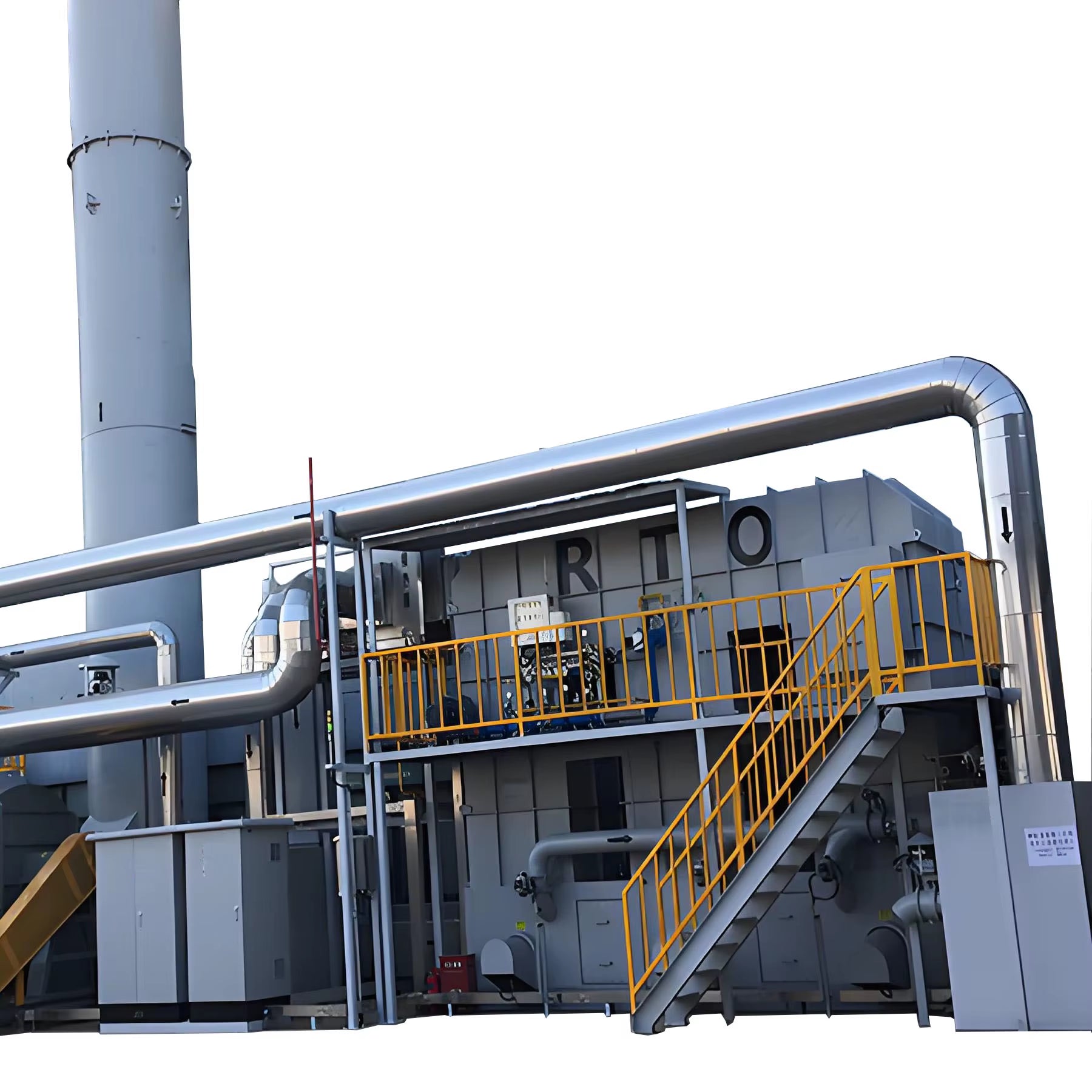 Industrial 99.9% VOC Thermal Oxidizer Gas Disposal Machine Regenerative Thermal Oxidizer Thermal Oxidizer Gas Disposal Machinery