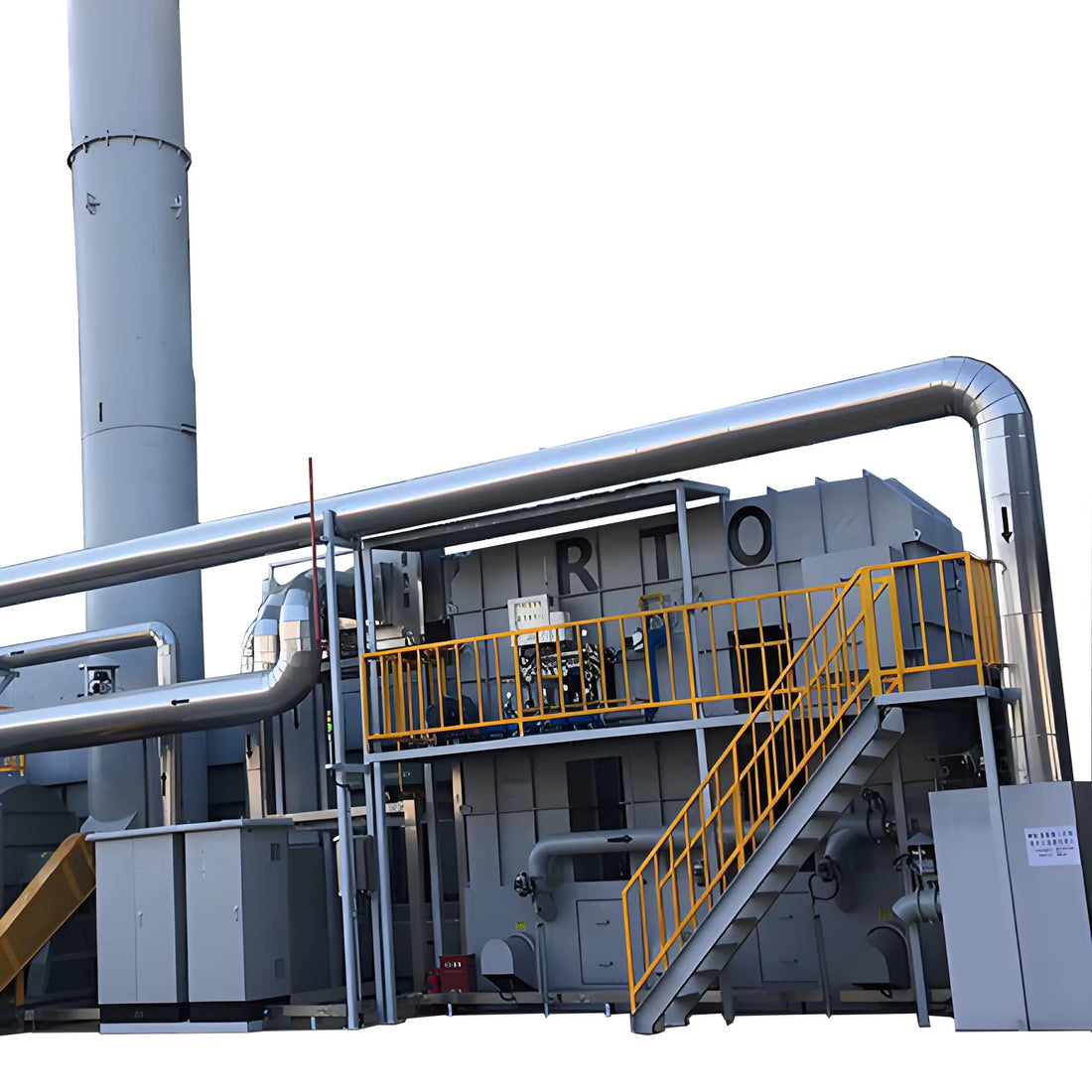 Industrial 99.9% VOC Thermal Oxidizer Gas Disposal Machine Regenerative Thermal Oxidizer Thermal Oxidizer Gas Disposal Machinery