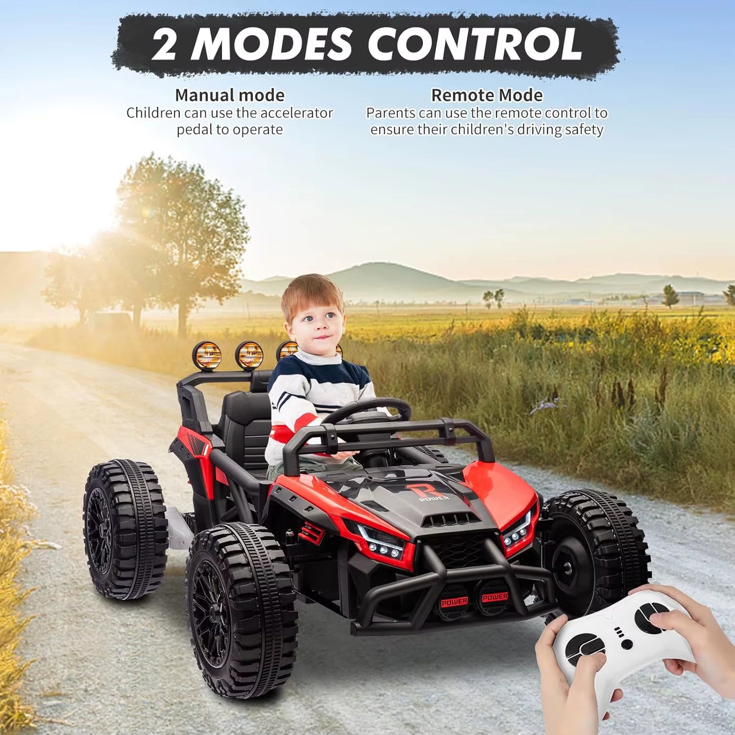 New Electric Powered Kids Car UTV with Remote Control