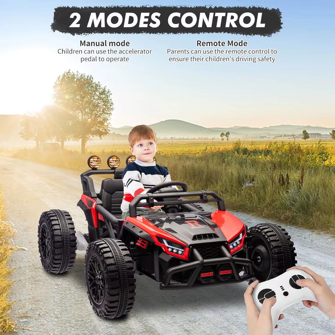 New Electric Powered Kids Car UTV with Remote Control