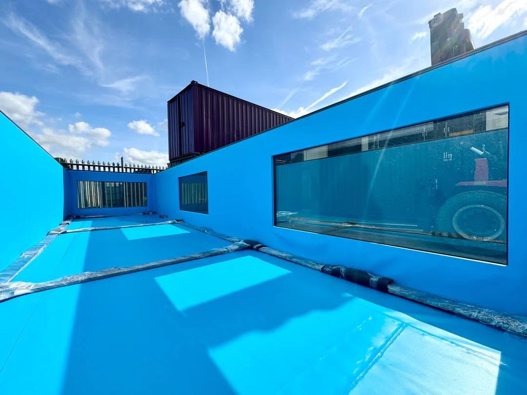 New 20ft Fiberglass Container Swimming Pool - Deep Moveable Dive Training Pool