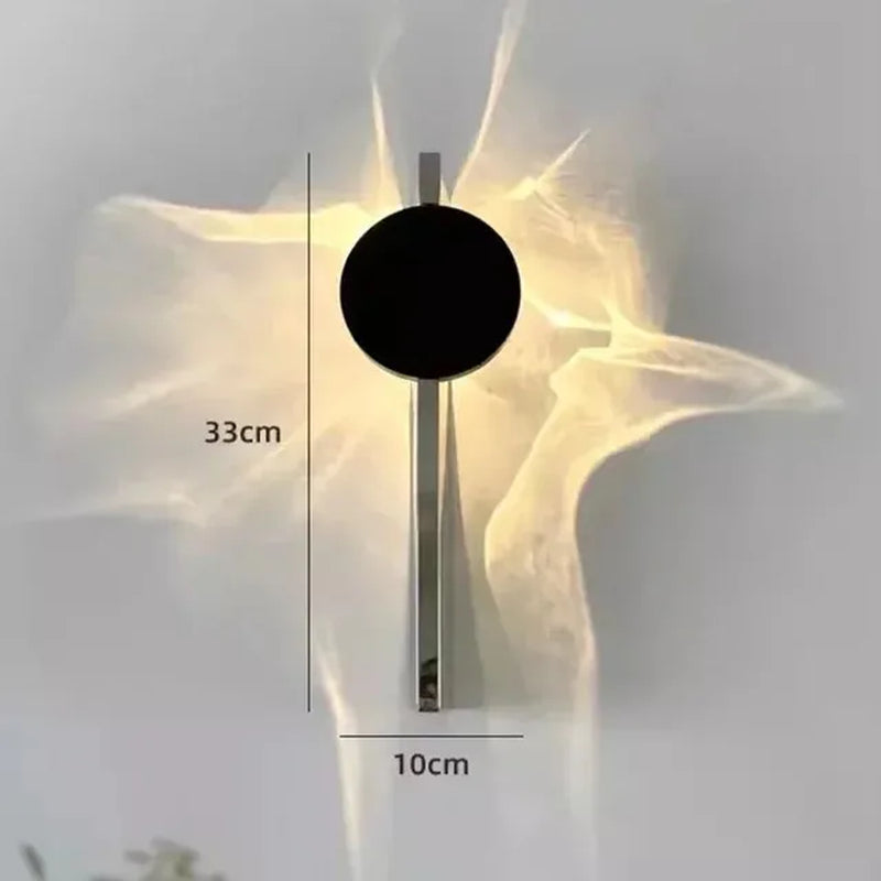New Creative Art Corrugated LED Wall Lamps Bedroom Bedside Wall Light