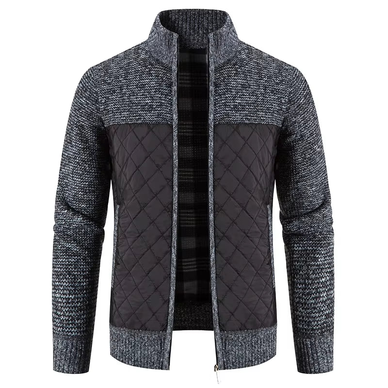 Men Sweater High Quality Luxury  Jacket Fashion Winter Coat Fleece Hoodies