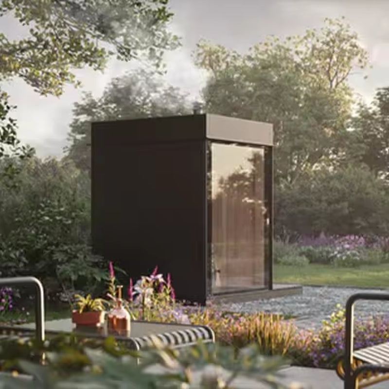 Premium Garden Relax Outdoor Sauna – Dry Steam with Control Panel