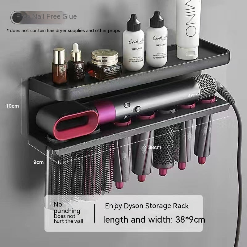 Hair Curler Storage Rack Style Shaper Bracket Wall Hanging