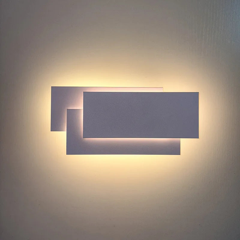 Premium Three-Layer Stacked LED Wall Lamp Bedside Lighting 