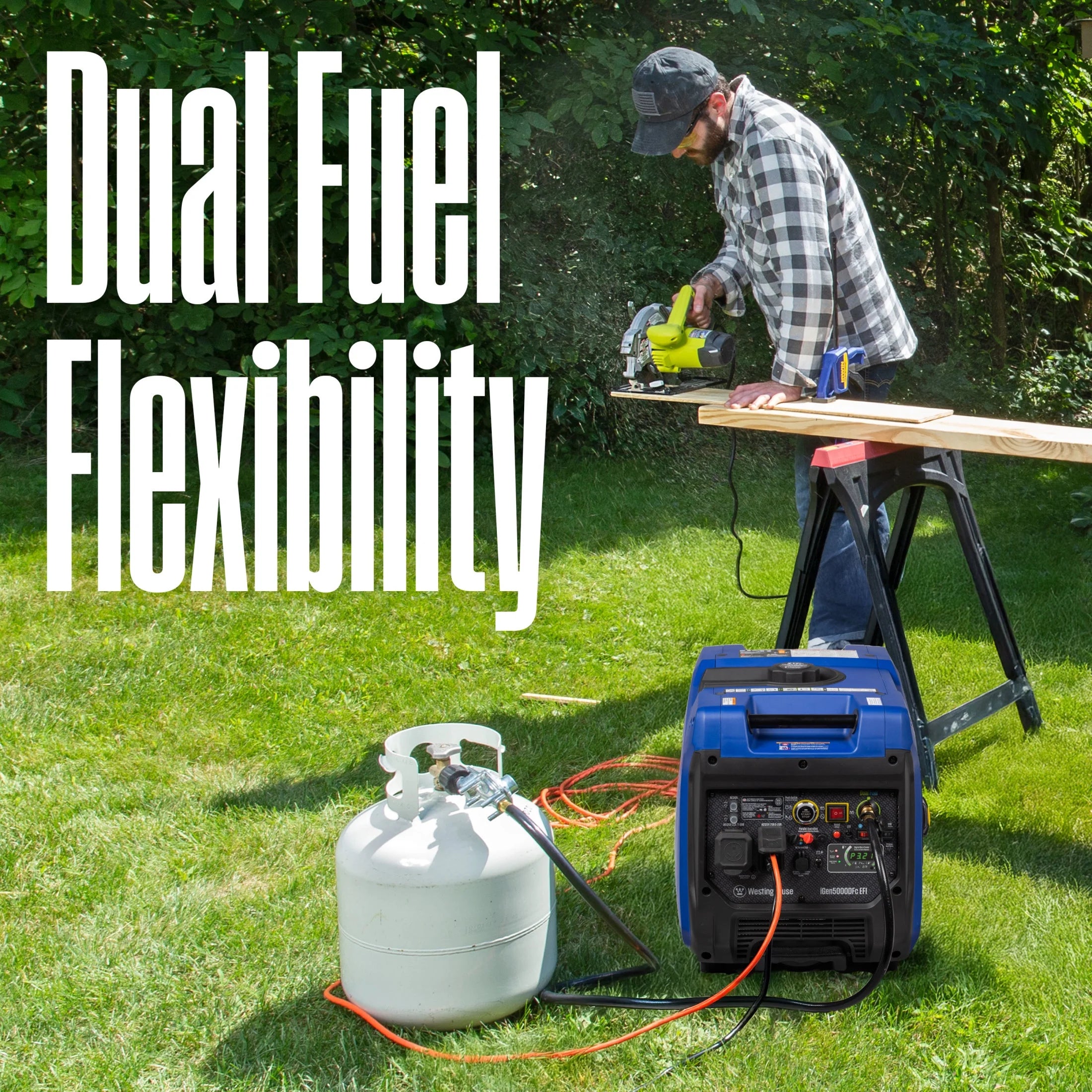 New Remote Enabled 5000 Peak Watt Quiet Portable Inverter Generator