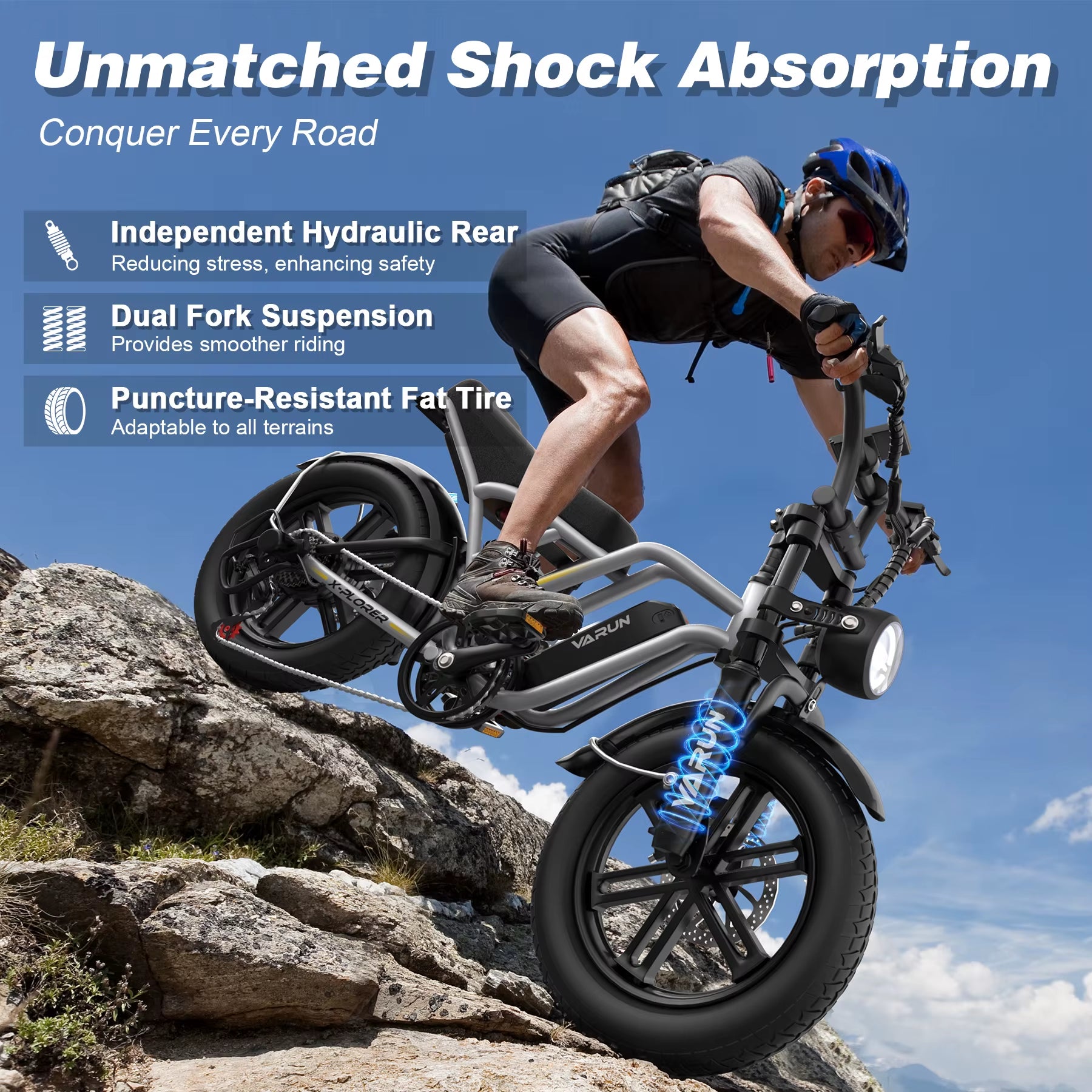 New X-Plorer Adult All-Terrain E-Bicycle Urban Electric Bicycle 