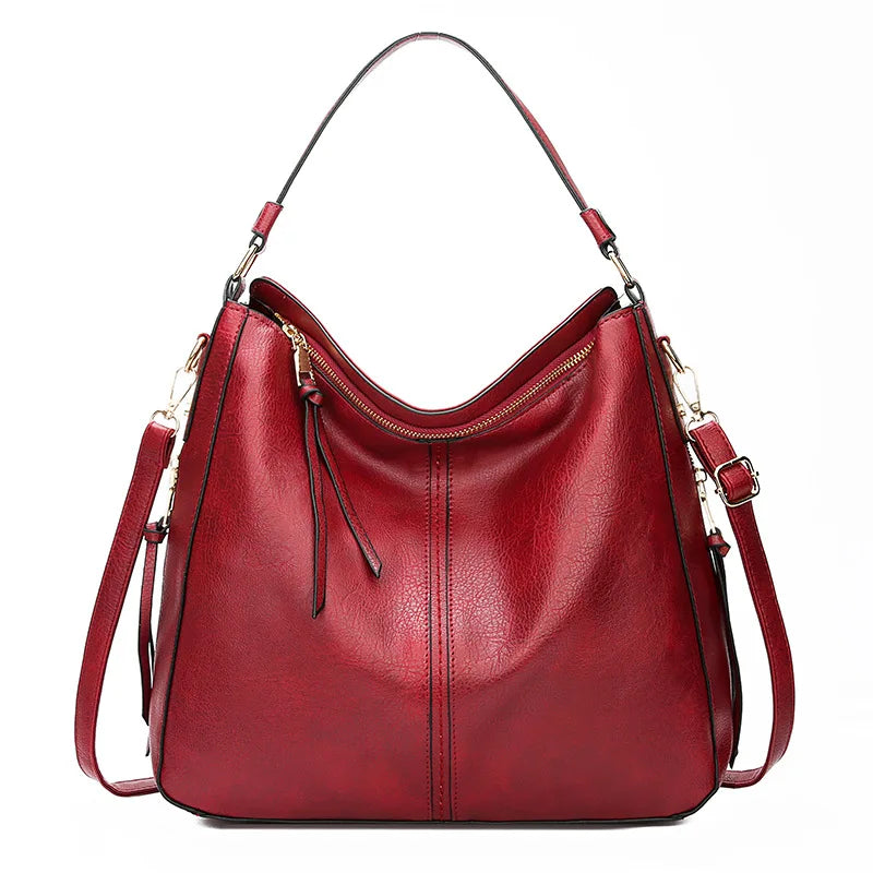 New Luxury Women  Soft Leather Bags Crossbody Stylish Ladies Vintage Famous Brand 