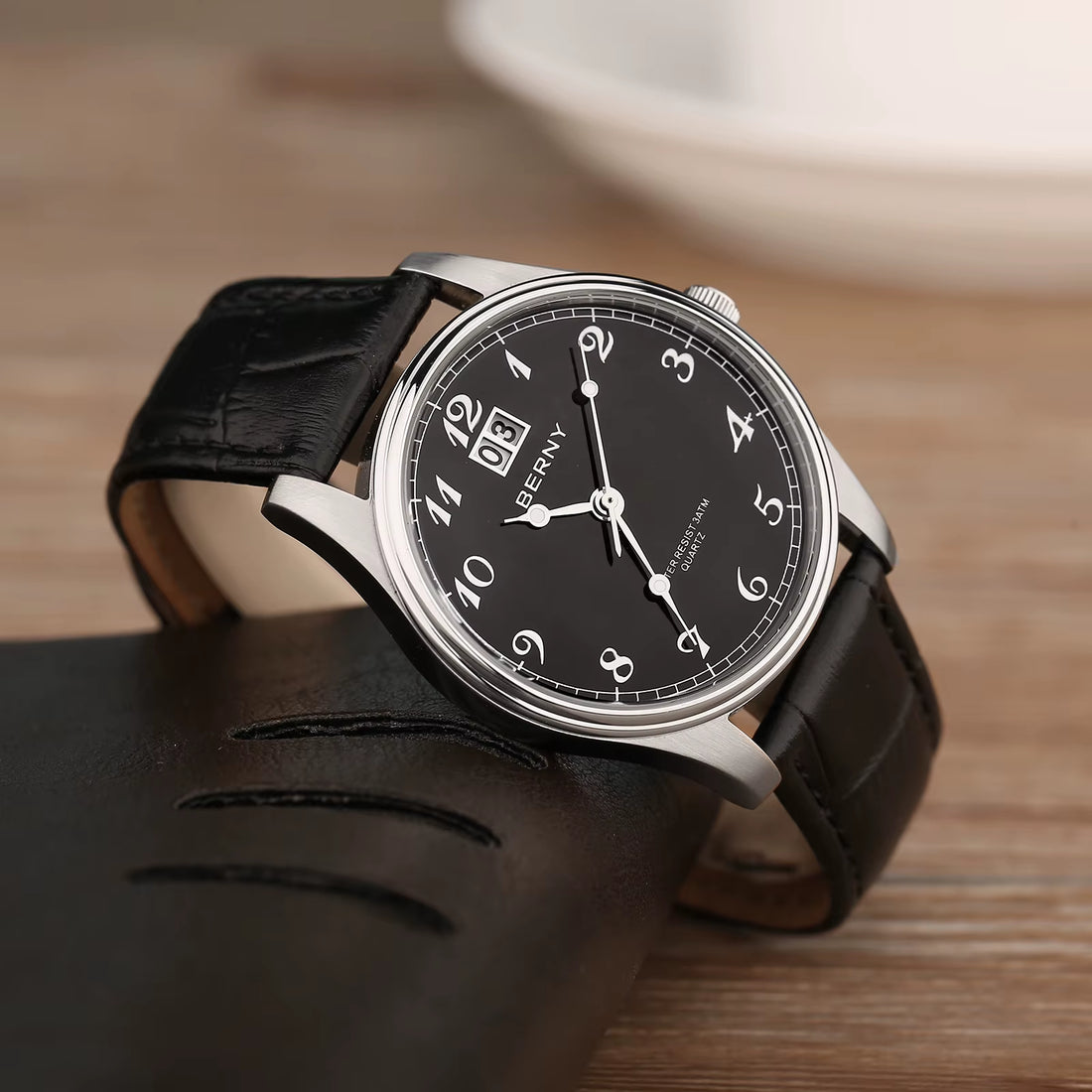 Mens Quartz Watch Classic Dress Waterproof Wristwatch