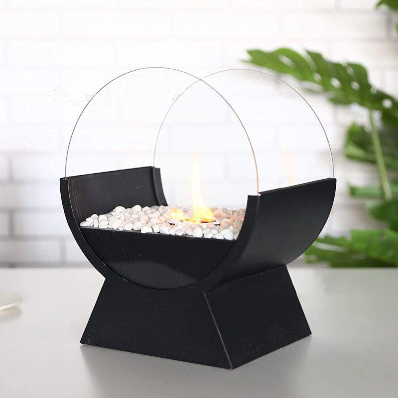 Alcohol Fireplace Arch Portable Stove Desktop Decoration Fireplace