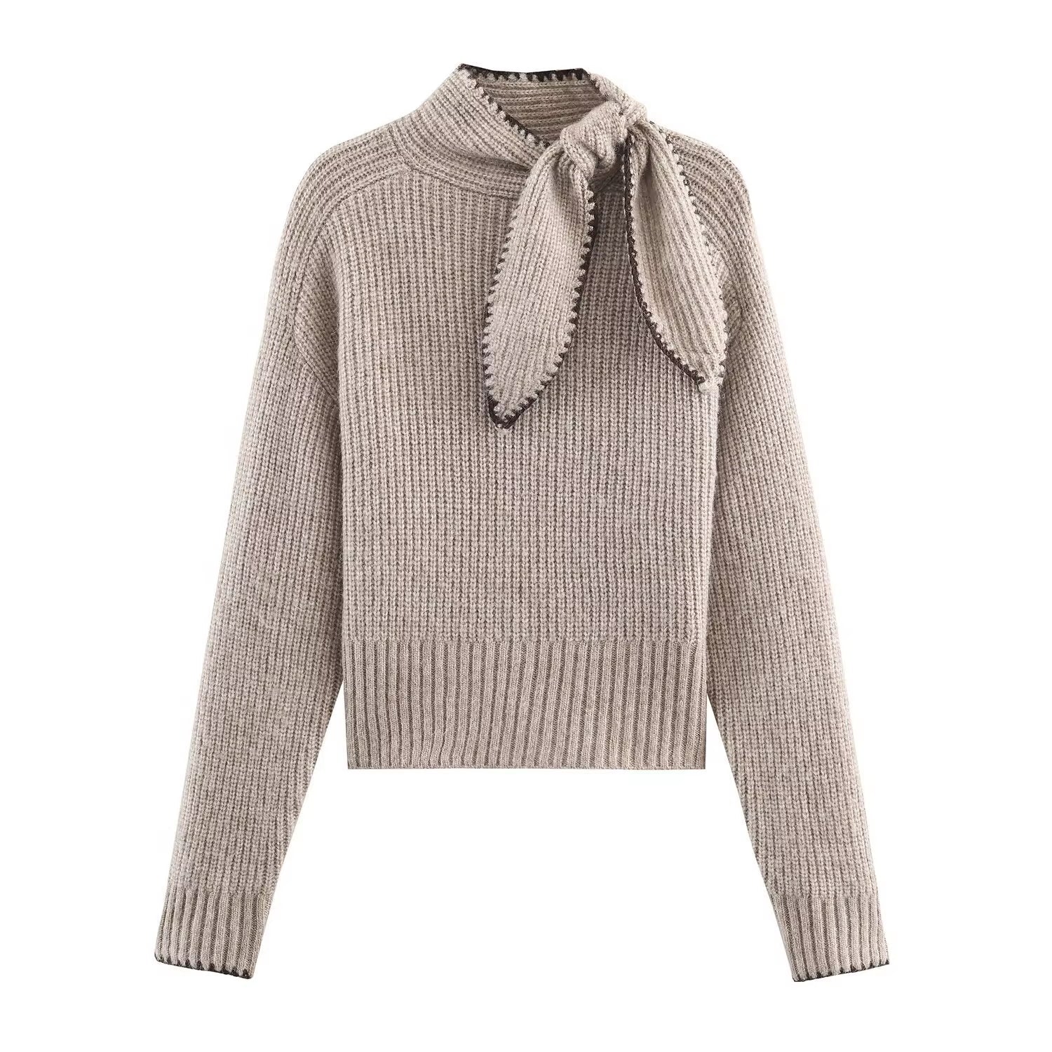 New Winter Long Sleeve Women Knitted Sweater