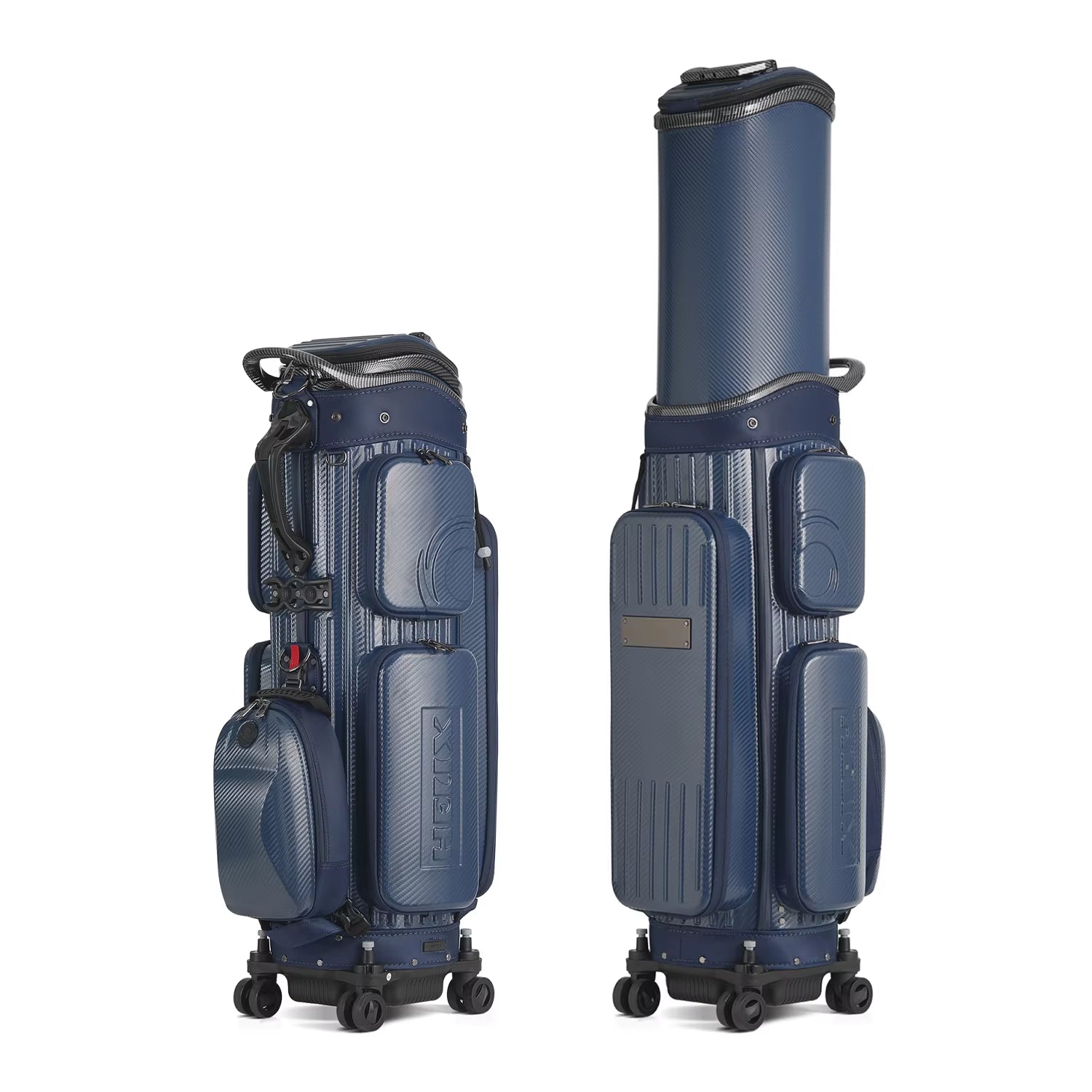 New Air Travel Hardshell Golf Bag with Retractable Protection Top Cover