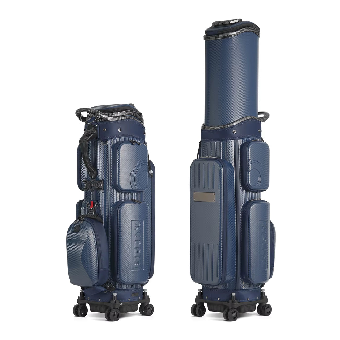 New Air Travel Hardshell Golf Bag with Retractable Protection Top Cover