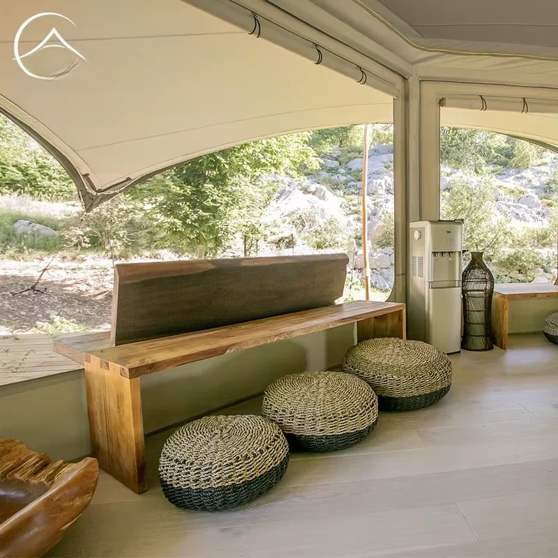 Luxury Living 2 Person Grade 9 Windproof African Safari Lodge Tent