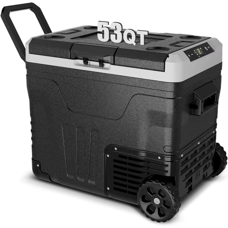 Car Fridge Portable Refrigerator -(50L) Electric Cooler for Camping travel