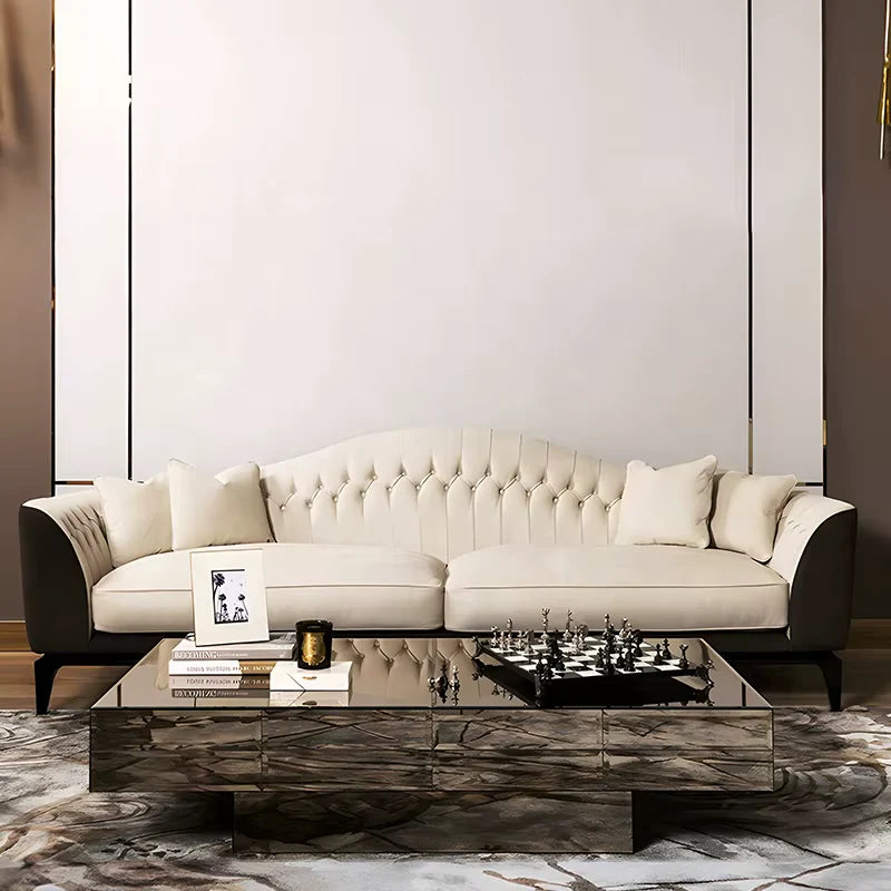Premium Design Royal Leather Sofa Set Furniture