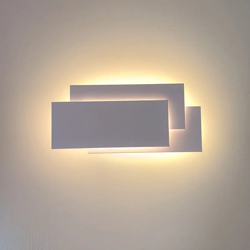Premium Three-Layer Stacked LED Wall Lamp Bedside Lighting 