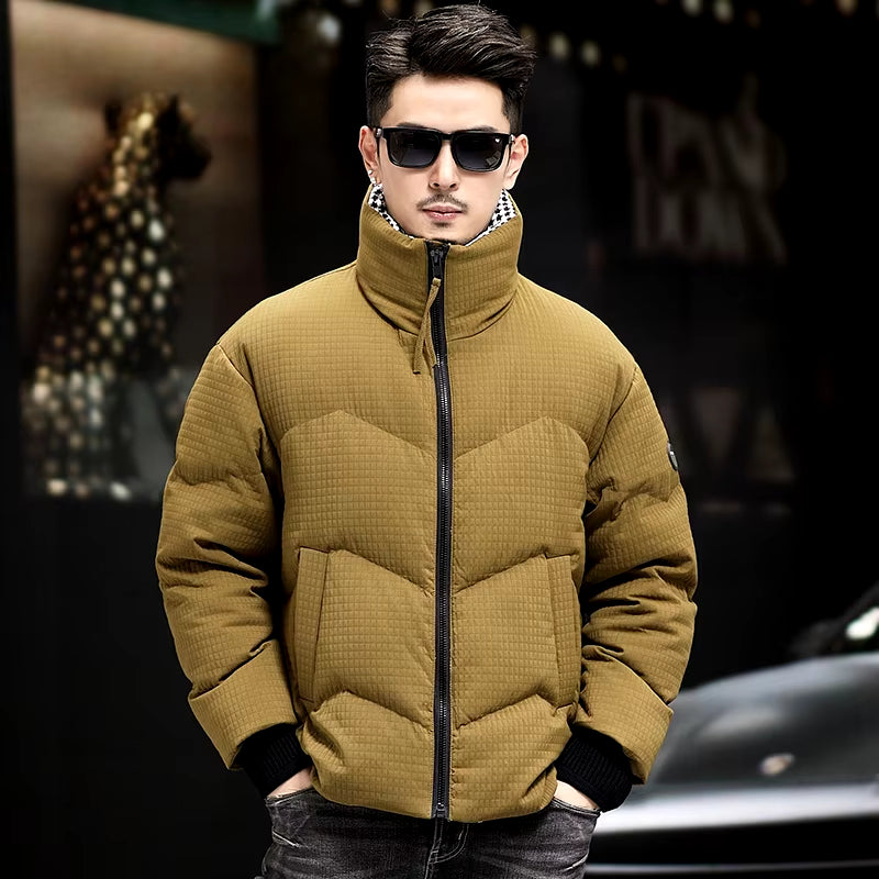 Top Grade 90% White Duck down Coat Men'S 2023 Winter Fashion Patchwork Thermal Outdoor Jacket Male Thick Warm Duck down Clothes