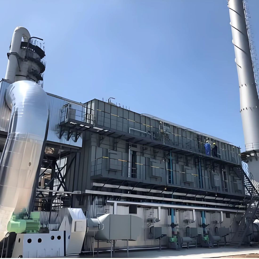 Industrial 99.9% VOC Thermal Oxidizer Gas Disposal Machine Regenerative Thermal Oxidizer Thermal Oxidizer Gas Disposal Machinery