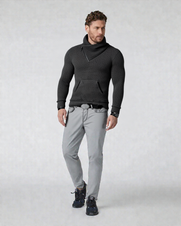New Mens Sweater Casual Design Pullover