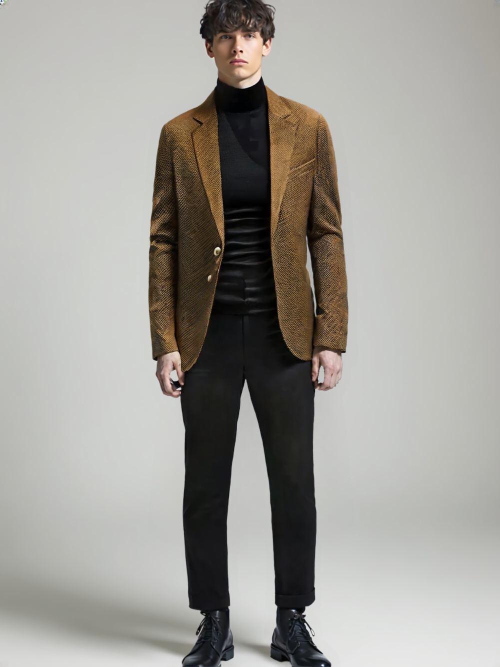 Classic Men Plaid Party Jacket Man Suit Blazers Casual Wear