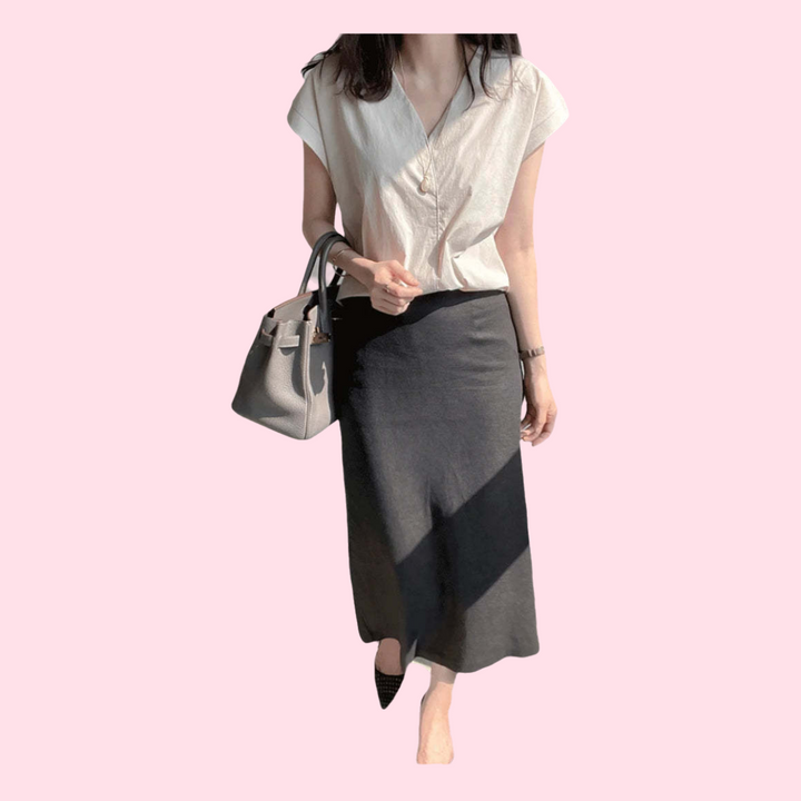 Shirts & Blouses for Women Half Sleeve Summer Loose Button up Woman Top V Neck Simple Cheap Stylish Offer Aesthetic Hot Xl S Xxl