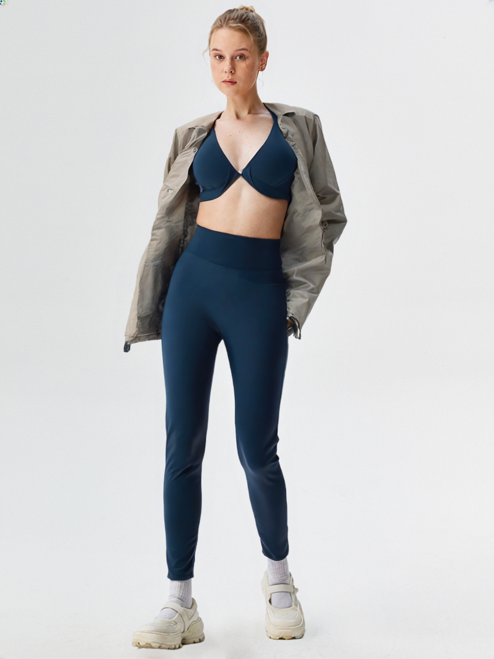 Premium Women Gym Push up Seamless Exercise Casual Wear 
