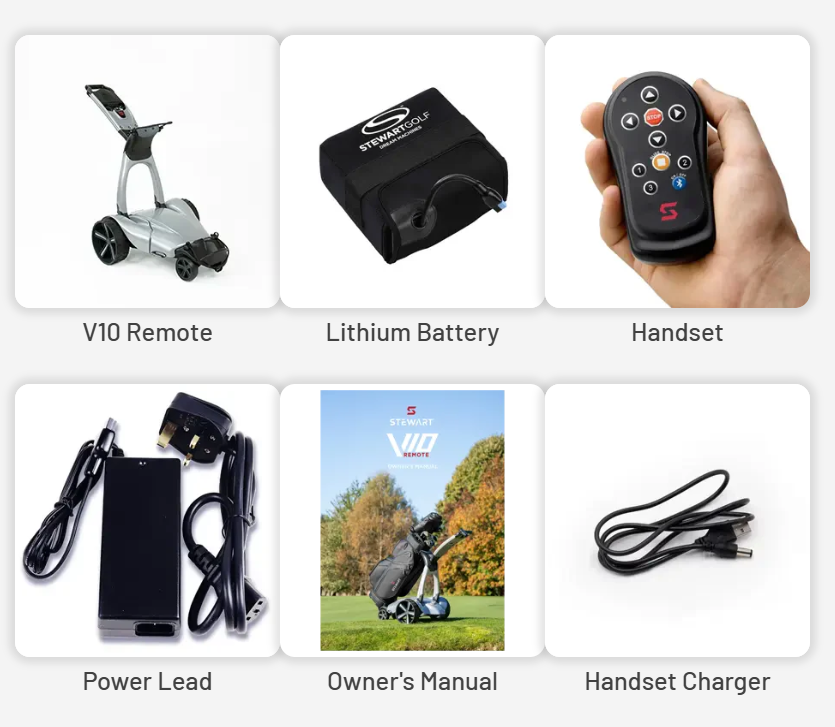 NEW Golf X10 Smart Electric Cart with Remote Control and Accessories