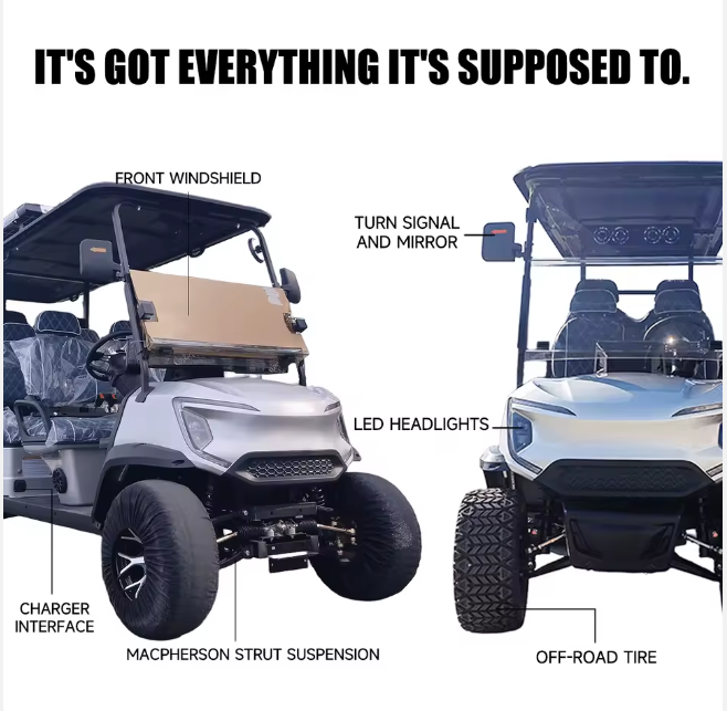 New Luxury Electric Golf Cart Buggy 
