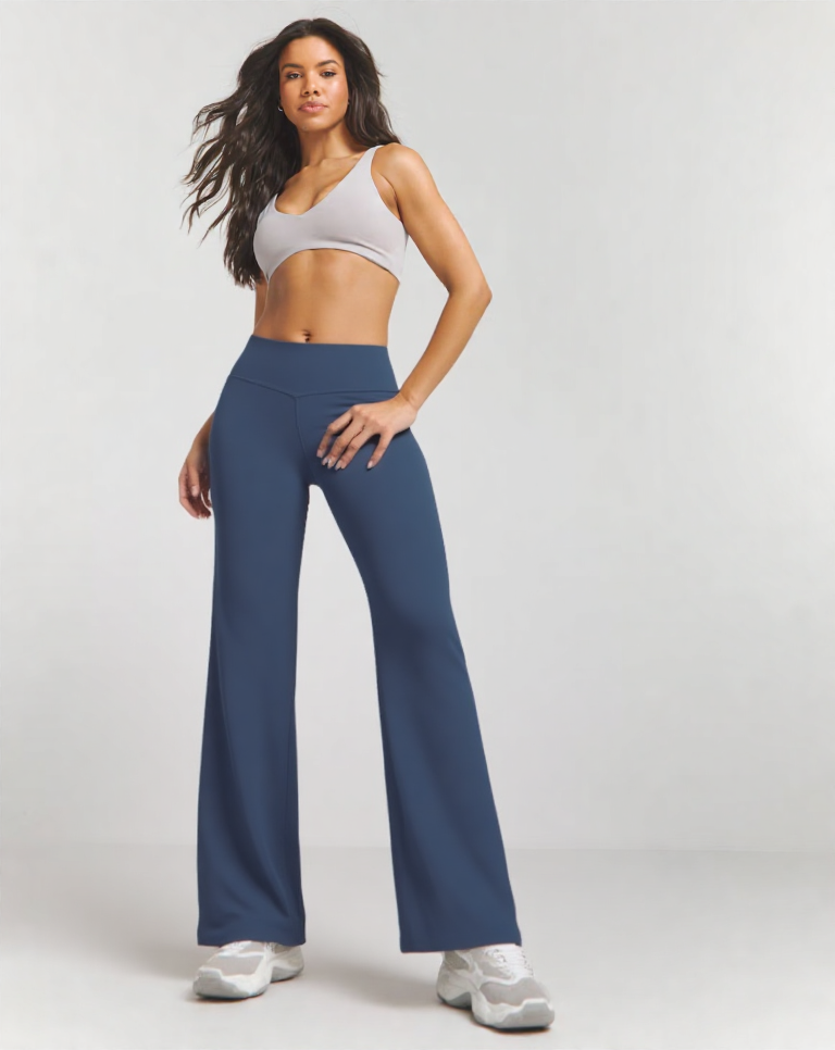 New Woman Straight Yoga Pants Versatile Loose High Waist