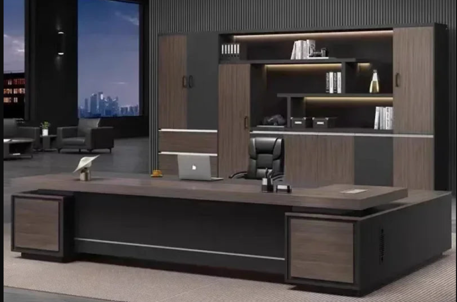 Luxury Home Decor Office Dressing Table with Cabinet