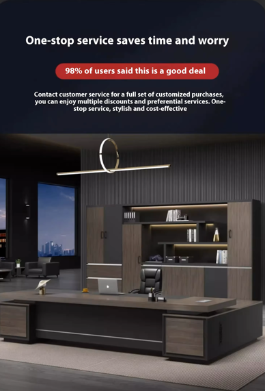 Luxury Home Decor Office Dressing Table with Cabinet