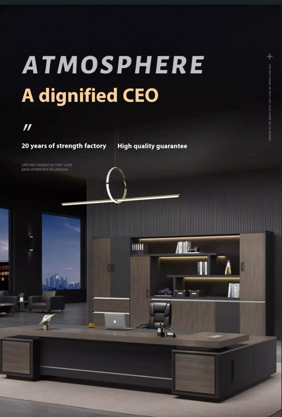 Luxury Home Decor Office Dressing Table with Cabinet