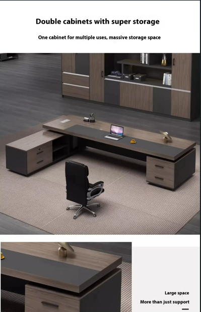 Luxury Home Decor Office Dressing Table with Cabinet