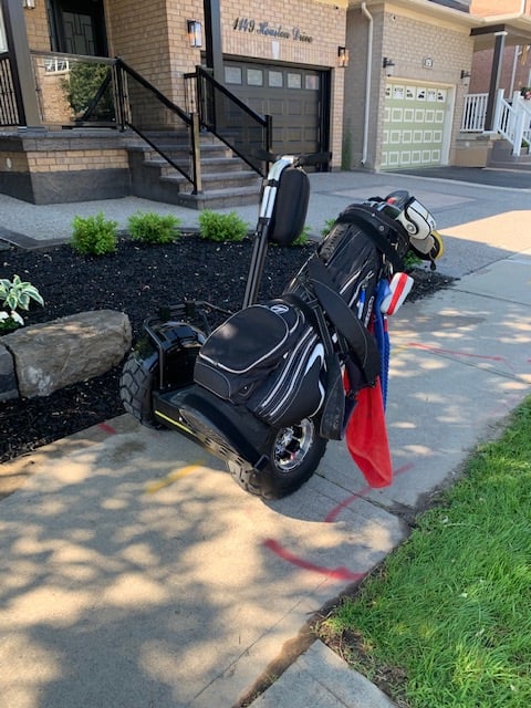 All Terrain Mainboard Adult 2 Wheel Self Balance Golf Scooters 